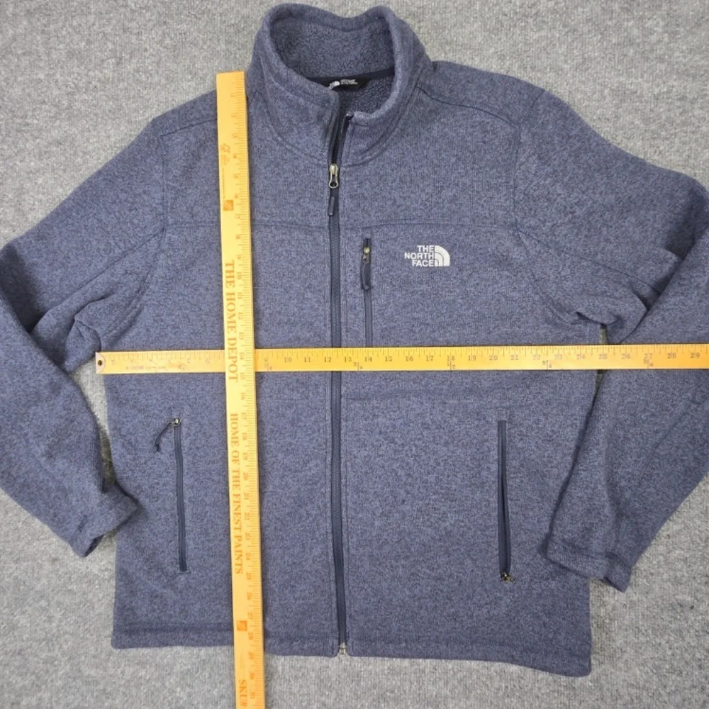 The North Face Men's XL Sweater Fleece Full Zip Jacket - Urban Navy Heather